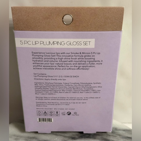 Smoke & Mirrors 5 piece lip plumping gloss set
Glossy finish - Picture 3 of 4